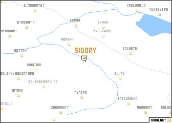 map of Sidory