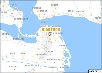 map of Sidotopo