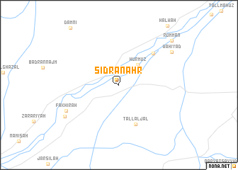 map of Sidra Nahr
