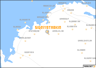 map of Sidrīyat Makīn