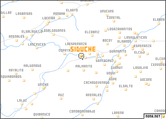 map of Siduche