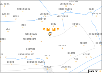 map of Siduijie