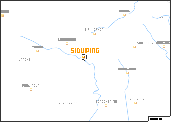 map of Siduping