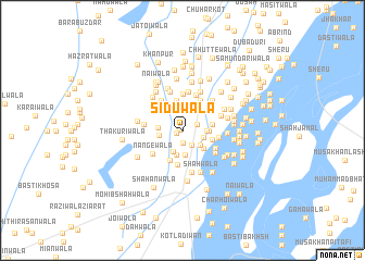 map of Sidūwāla