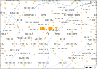 map of Sidūwāla