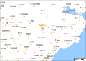 map of Sidu