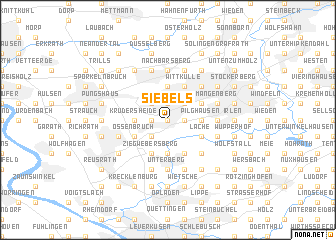 map of Siebels