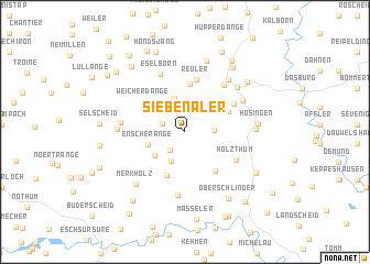 map of Siebenaler