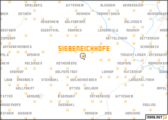 map of Siebeneichhöfe