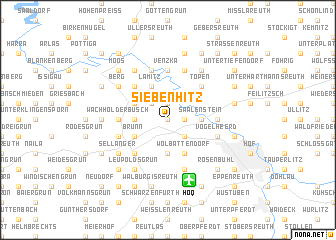 map of Siebenhitz