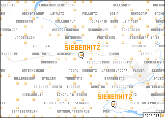 map of Siebenhitz