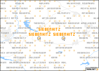 map of Siebenhitz