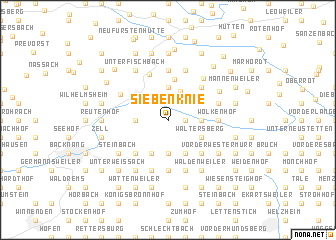 map of Siebenknie