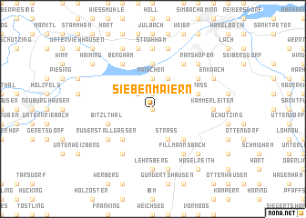 map of Siebenmaiern