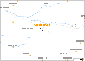 map of Siebensee