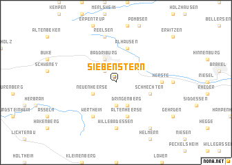 map of Siebenstern