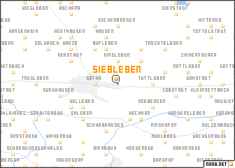 map of Siebleben