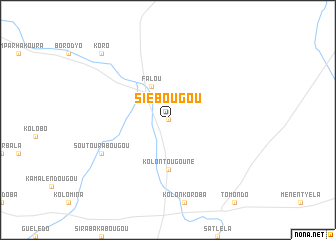 map of Siebougou