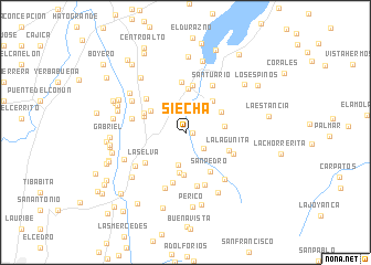 map of Siecha