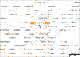 map of Siechenhaus