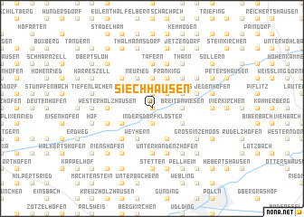 map of Siechhäusen