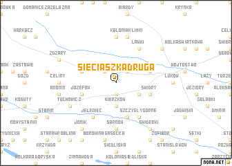 map of Sięciaszka Druga