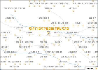 map of Sięciaszka Pierwsza