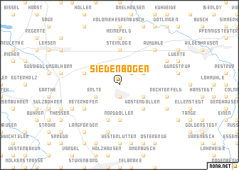 map of Siedenbögen