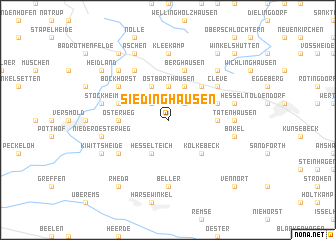 map of Siedinghausen