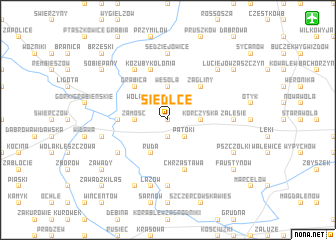 map of Siedlce