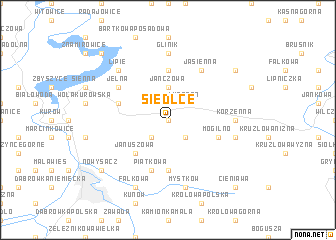 map of Siedlce