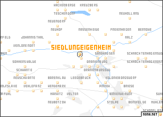 map of Siedlung Eigenheim