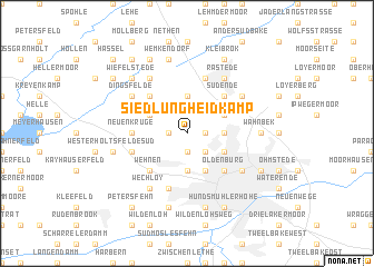 map of Siedlung Heidkamp