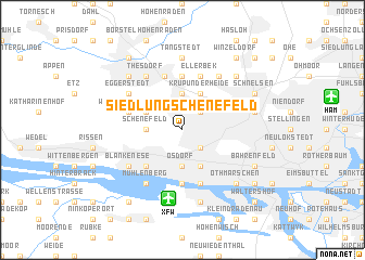 map of Siedlung Schenefeld