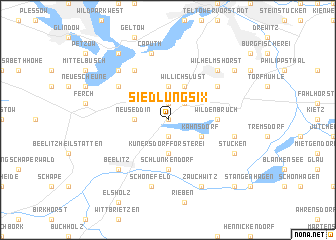 map of Siedlung Six