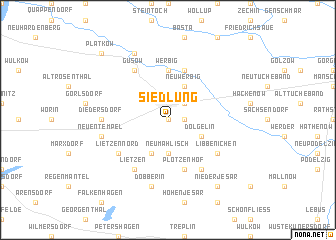 map of Siedlung