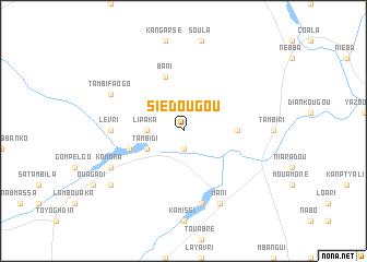 map of Siédougou