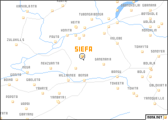 map of Siefa