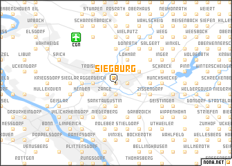 map of Siegburg