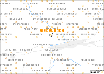 map of Siegelbach