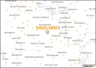 map of Siegelsbach