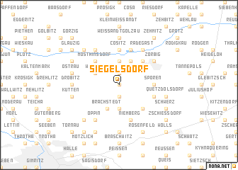 map of Siegelsdorf