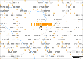 map of Siegenhofen