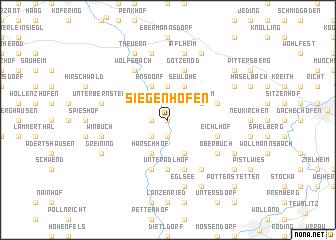 map of Siegenhofen