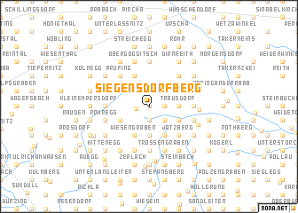 map of Siegensdorfberg