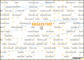 map of Siegerstorf