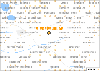 map of Siegerswoude