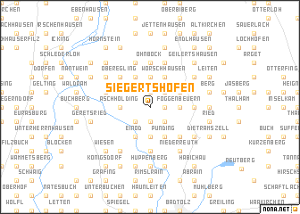 map of Siegertshofen