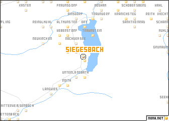 map of Siegesbach