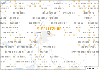 map of Sieglitzhof